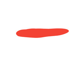 long red abstract blob for title text