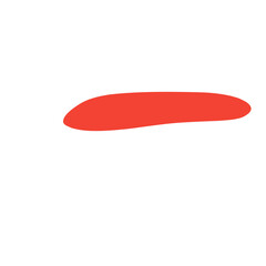 long red abstract blob for title text