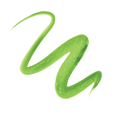 Hand-drawn watercolor illustrations. Watercolor green brush strokes. Vector element for any design work.