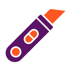Cutter Vector Icon Design Illustration