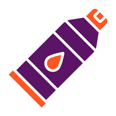 Acrylics Vector Icon Design Illustration