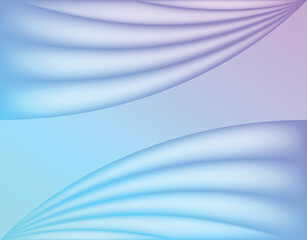 Flowing Blue Wave: Modern Abstract Graphic Design with Light Gradient and Transparent Lines