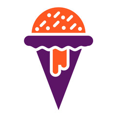 Ice cream Vector Icon Design Illustration