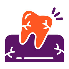Wisdom Tooth Vector Icon Design Illustration