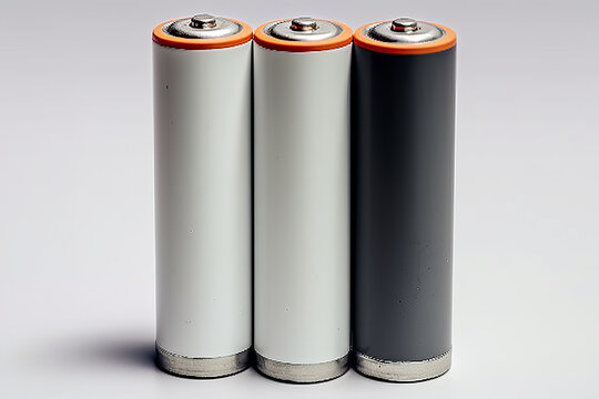 white AA battery,generative ai