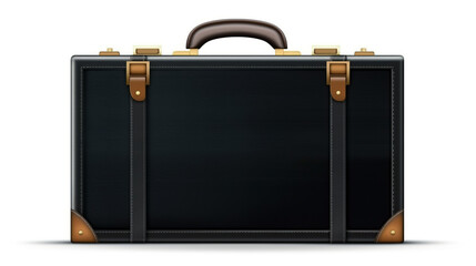 Enhance your professional appearance with an elegant leather briefcase adorned with brass hardware. Explore the world of business fashion and accessories.