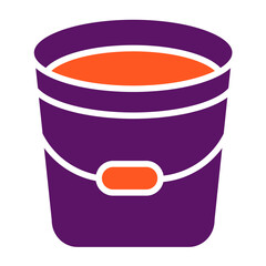 Bucket Vector Icon Design Illustration