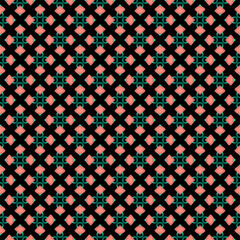 Fototapeta premium Multi color seamless abstract pattern. Background and backdrop. Multi Colored. Colorful ornamental design. Colored mosaic ornaments. Vector graphic illustration. EPS10.