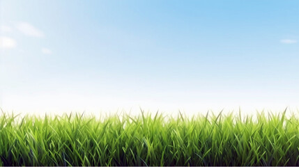 Enjoy the beauty of fresh green grass on a bright and sunny day. Connect with nature and experience the outdoors in all its glory.