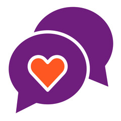 Chat Vector Icon Design Illustration