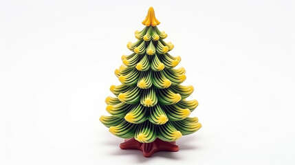 Elevate your holiday spirits with a cheerful ornament—a miniature Christmas tree decoration that exudes joy.