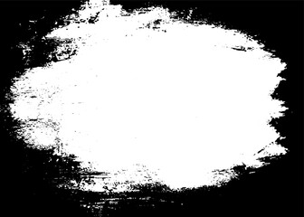 Grunge border vector texture background. Abstract frame overlay. Dirty and damaged backdrop. Vector graphic illustration with transparent white. EPS10.