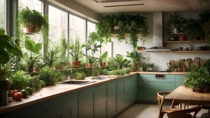  A Digitally Rendered Ecological Kitchen by Carpoforo Tencalla