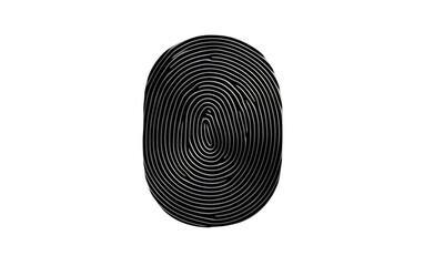 Advanced Fingerprint Scanner on Transparent background