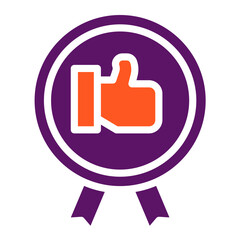 Fototapeta premium Best Work Vector Icon Design Illustration