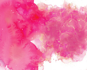 Pink watercolor abstract background