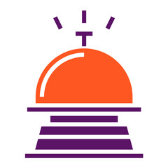 Hotel bell Vector Icon Design Illustration