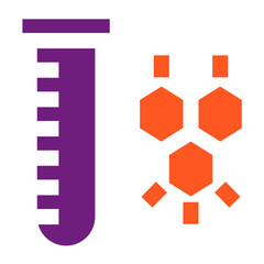 Biochemistry Vector Icon Design Illustration