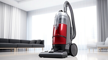 Embrace the future of cleaning with our modern upright vacuum cleaner, designed for effective floor maintenance.