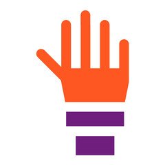 Obraz premium Hand Vector Icon Design Illustration