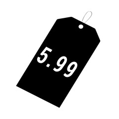 Price Tag displaying value of 5.99