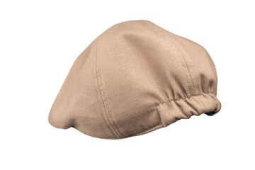 Ascot cap isolated on a white background.