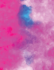 Pink watercolor abstract background