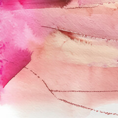Pink watercolor abstract background