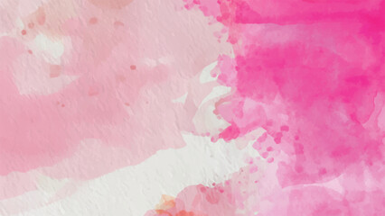Pink watercolor abstract background