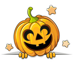 Jack OLantern Cartoon Illustration