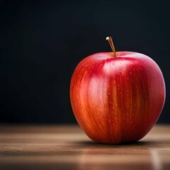 EIn Gesunder blendender Apfel mit wunderschönen Konturen