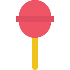 Lollipop icon flat vector illustration