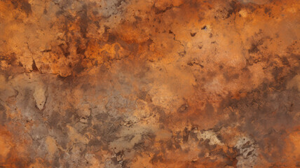 Industrial Rust-Effect Concrete Wall Texture