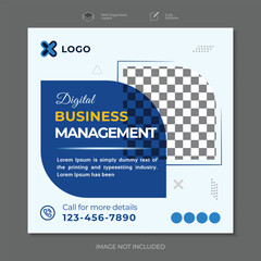 Digital marketing agency corporate social media post design