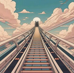 Stairway to heaven illusion 