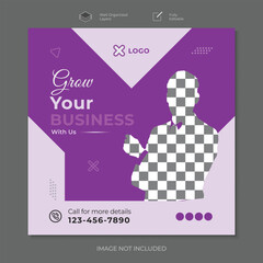 Digital marketing agency corporate social media post design
