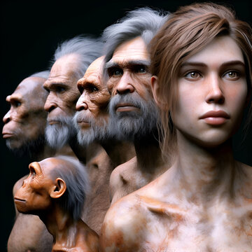 Short story of human evolution