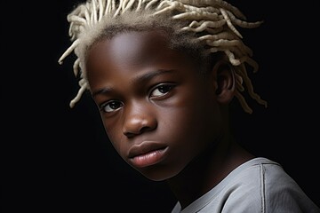 Young Boy with Dreadlocks