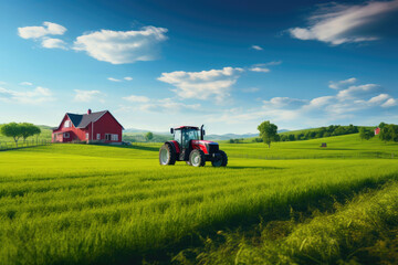 Fototapeta premium Scenic Countryside Farm Landscape