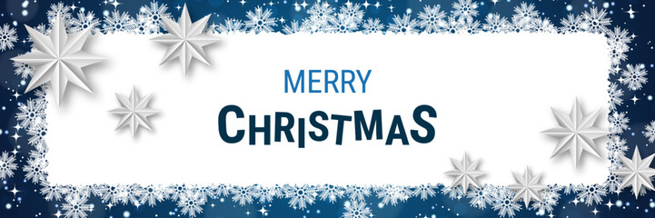 Christmas and New Year winter style vector background with stars, snowflakes and winter decor. Design template for banner, flyer, invitation card, poster, coupon, voucher