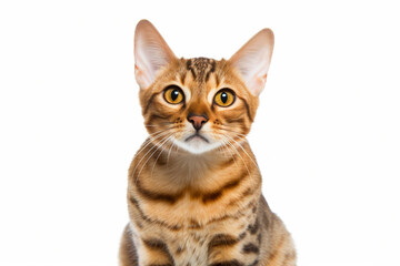 Portrait of Ocicat cat 