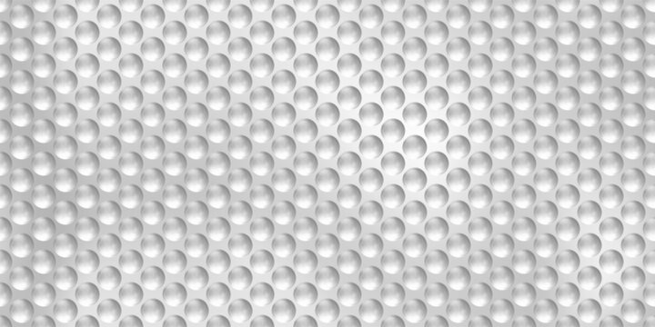 Golf ball texture. White dimpled golfball pattern. Background on a sports theme. Vector illustration with gradient mesh