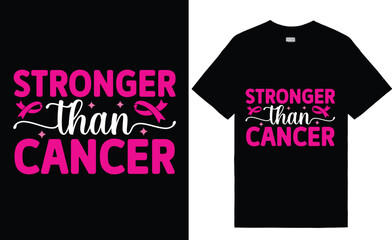Fototapeta premium Breast Cancer awareness t shirt design. October Breast Cancer Quotes Saying 