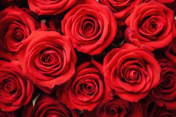 red roses close up background