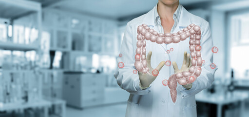 Concept of treatment of the intestines from viruses.