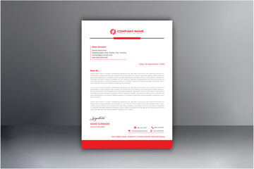 Modern Creative & Clean business style letterhead bundle of your corporate project design.set to print with vector & illustration. corporate letterhead bundle.