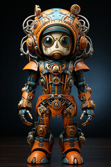 Fototapeta premium Charachter unique and distinctive design, toy style, suurealism created with Generative Ai