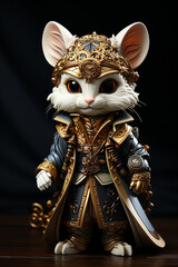 Charachter unique and distinctive design, toy style, suurealism created with Generative Ai