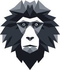 Baboon Tribe Symbol Baboon Monogram Design