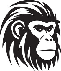 Baboon Monarch Symbol Baboon Crowned Badge